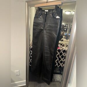 Aritzia Leather Pants